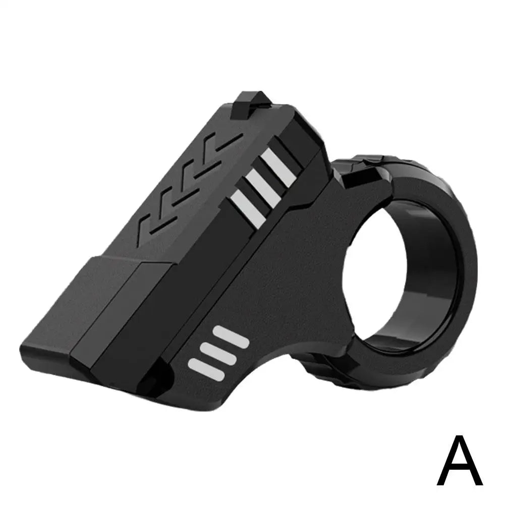 Multi-function Stress Relief Fidget Ring Office Decompress Rotary Finger Sliders Small Pistol Fingertip Toy for Adults Kids Gift