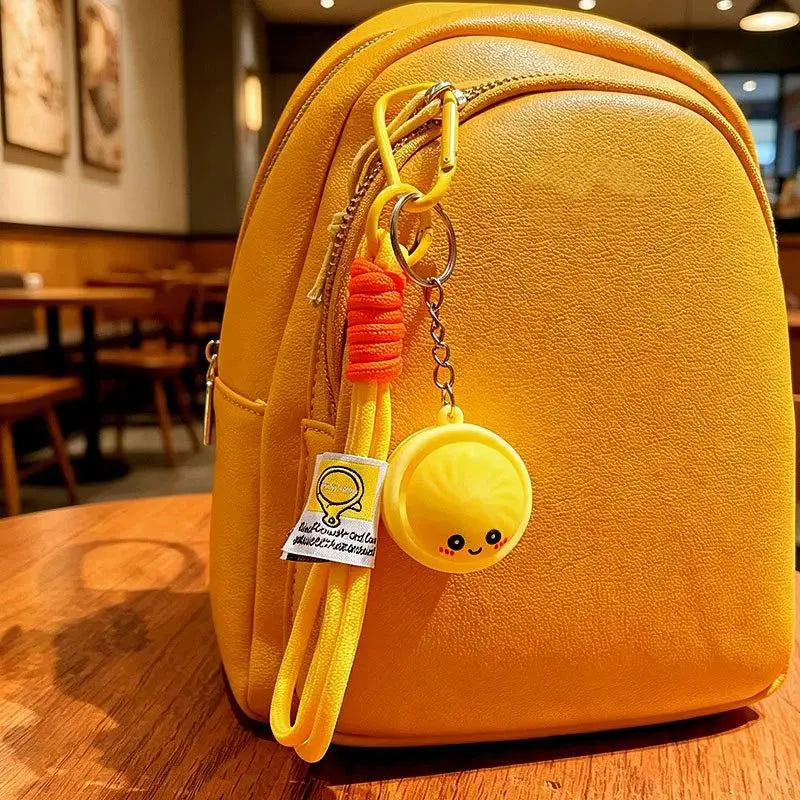 Cute Dumpling Keychain 1Pcs Realistic Baozi with Mini Steamer Creative Pendant for Wedding Party Favor Small Gifts